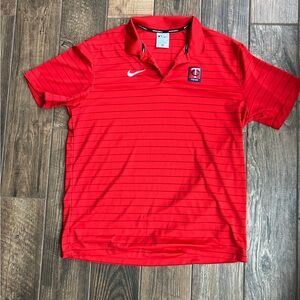 Men’s Minnesota Twins Nike Polo Shirt Red Size L